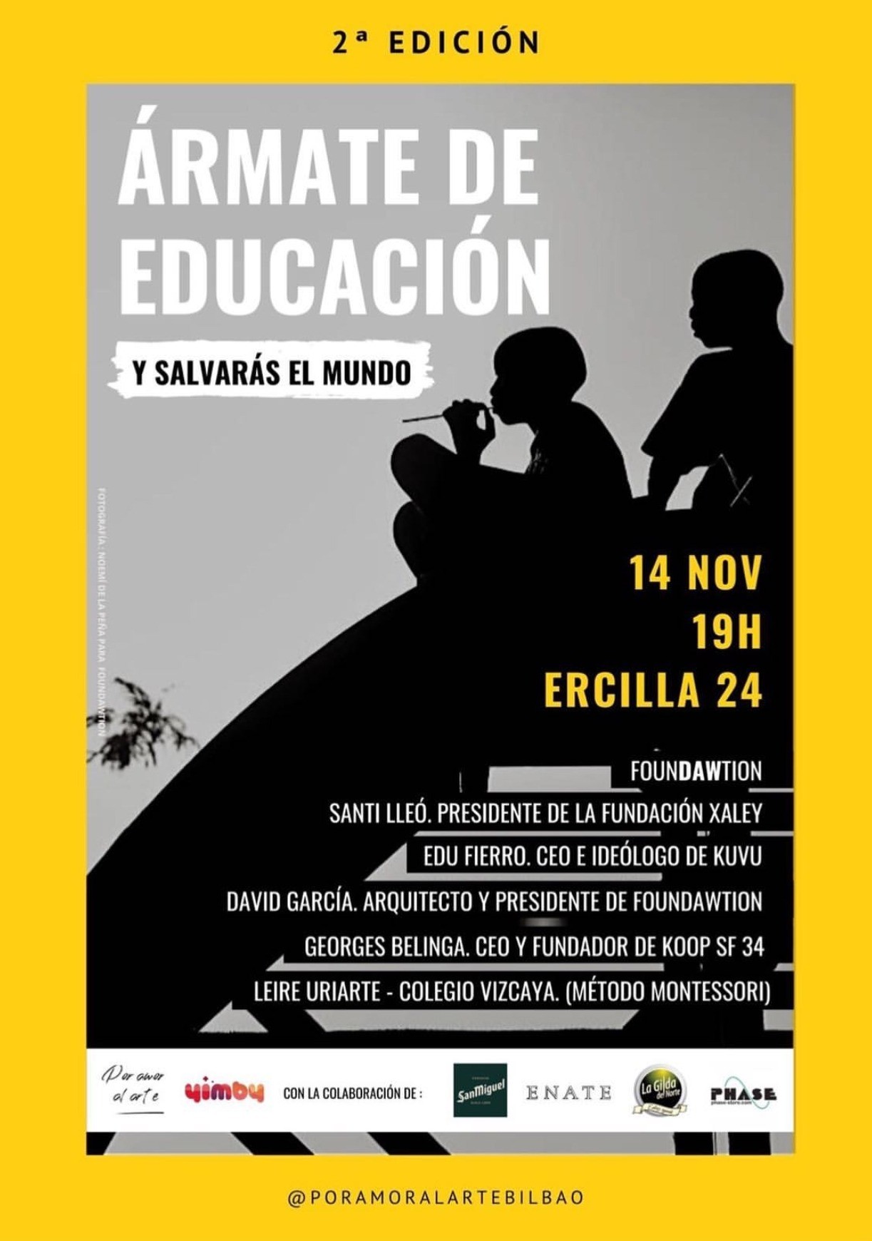 Cartel informativo ÁRMATE DE EDUCACIÓN