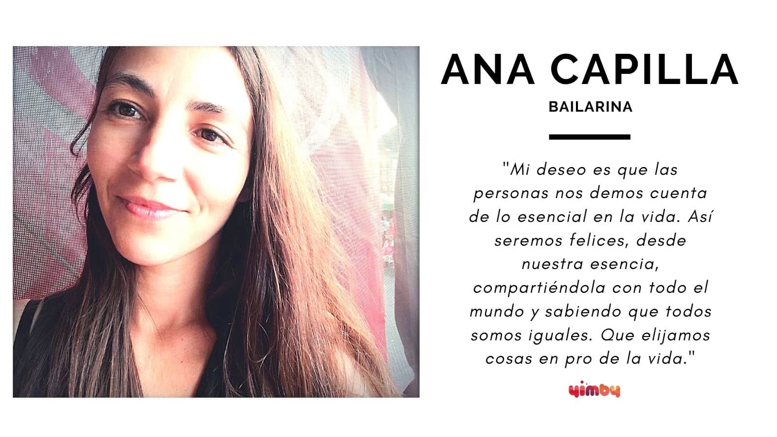 Entrevista a la bailarina Ana Capilla